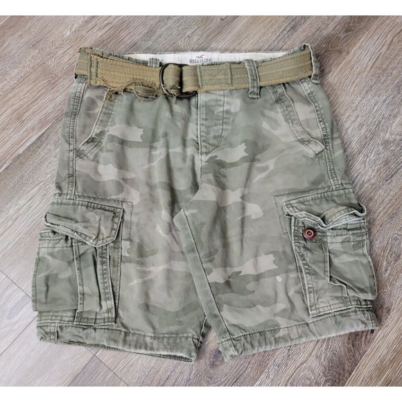 hollister camo shorts